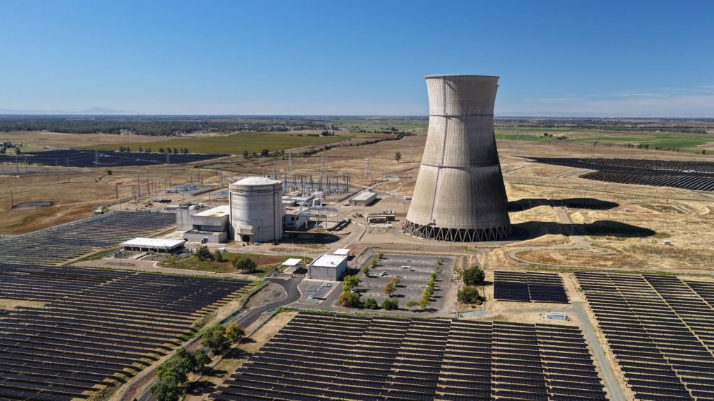 Capacity Markets: A Guide for Asia — aerial view of thermal power plant with transmission lines