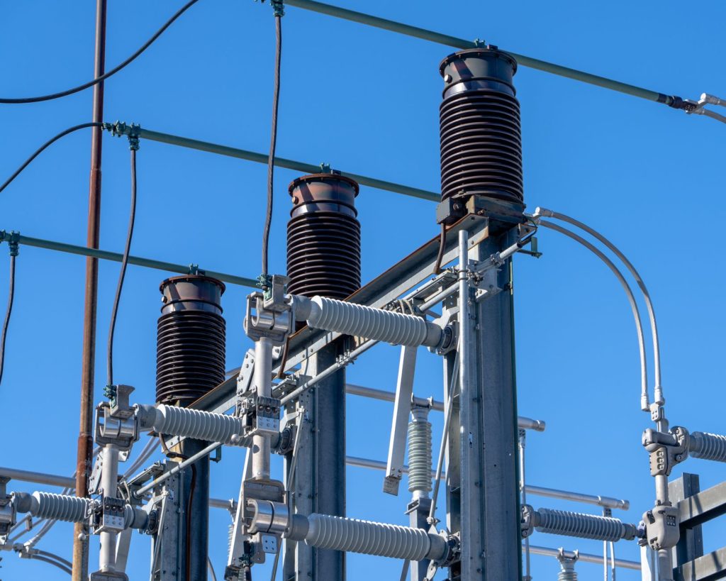 Can Asia's Power Grids Keep Up with the AI Data Center Boom? — high voltage electrical substation with transformers and power lines