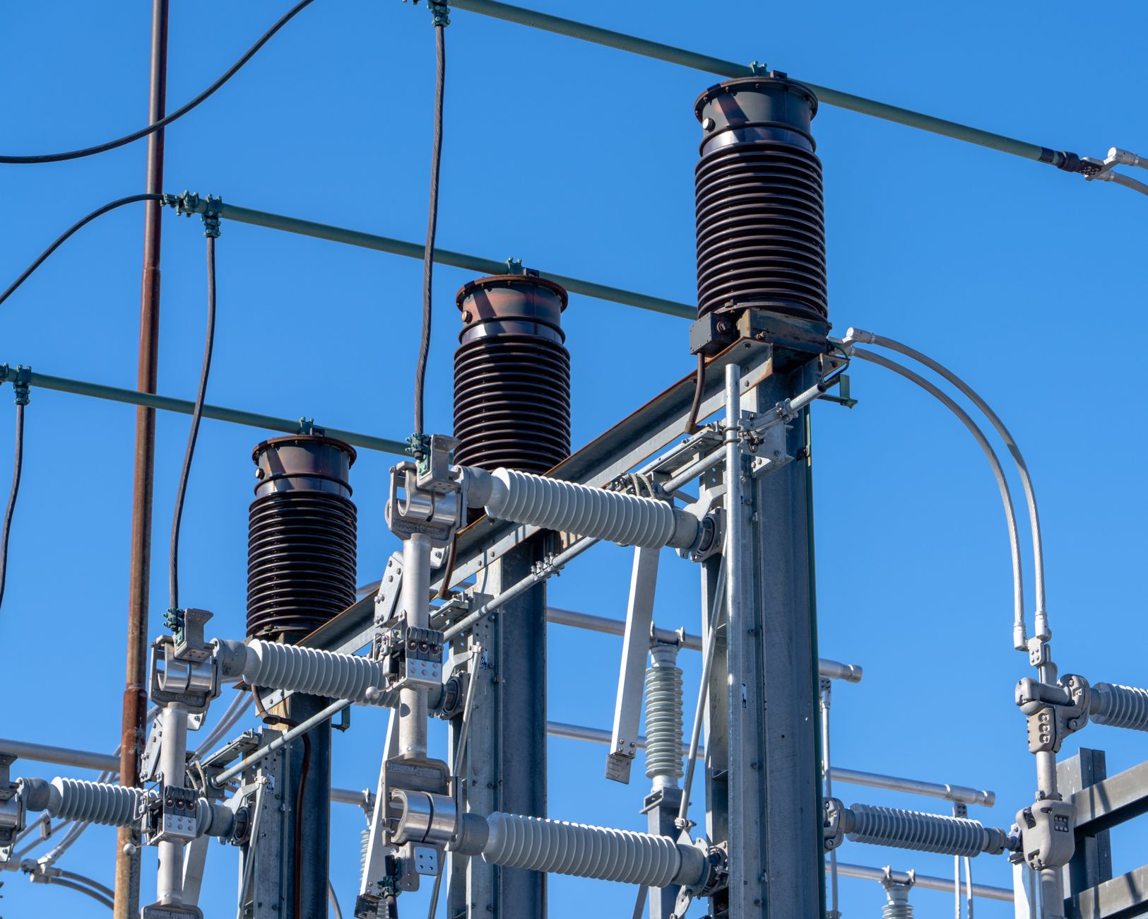 Can Asia's Power Grids Keep Up with the AI Data Center Boom? — high voltage electrical substation with transformers and power lines