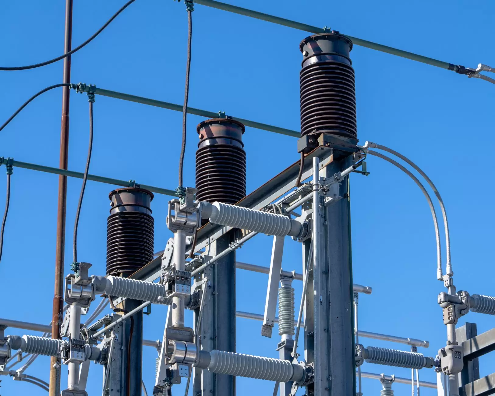 Can Asia's Power Grids Keep Up with the AI Data Center Boom? — high voltage electrical substation with transformers and power lines